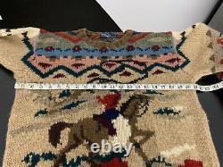 Polo Ralph Lauren Medium VTG Sweater Cowboy RRL Aztec Small Indian Country Kanye