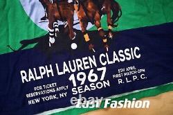 Polo Ralph Lauren Men Classic Vintage Player Horse Graphic Mesh Polo