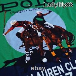 Polo Ralph Lauren Men Classic Vintage Polo Player Horse Graphic Mesh Polo Shirt