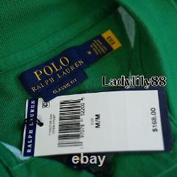 Polo Ralph Lauren Men Classic Vintage Polo Player Horse Graphic Mesh Polo Shirt