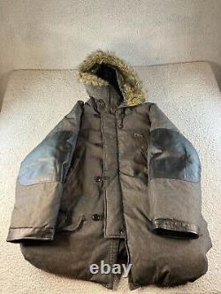 Polo Ralph Lauren Men Hooded Puffer Jacket Extra Large Real Feather Down Coat XL