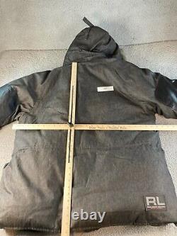 Polo Ralph Lauren Men Hooded Puffer Jacket Extra Large Real Feather Down Coat XL