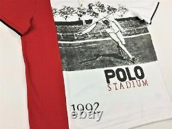 Polo Ralph Lauren Men P Wing Vintage VTG Javelin Stadium 92 Mesh Polo Shirt