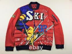 Polo Ralph Lauren Men Vintage Ski 92 Downhill Hybrid Puffer Down Jacket Suicide