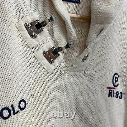 Polo Ralph Lauren Mens Sweater Size Large VINTAGE 90s RL-93 Sailing Preppy