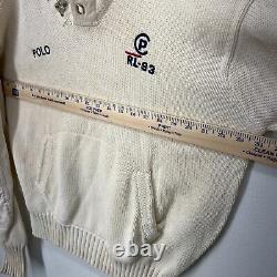 Polo Ralph Lauren Mens Sweater Size Large VINTAGE 90s RL-93 Sailing Preppy