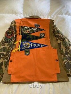 Polo Ralph Lauren Mohawk Saranac Hybrid Camo Wax Jacket S Vintage Hunting