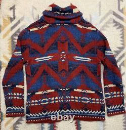 Polo Ralph Lauren Navajo Indian Sweater VTG Stadium 92 Hi Tech 93 RRL Aztec Rare