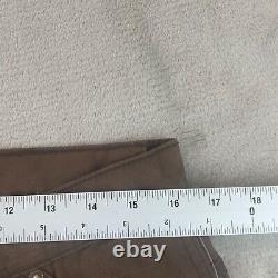 Polo Ralph Lauren Pants Men 32x32 Brown Canvas Carpenter Utility Vintage NWOT