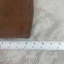 Polo Ralph Lauren Pants Men 32x32 Brown Canvas Carpenter Utility Vintage NWOT
