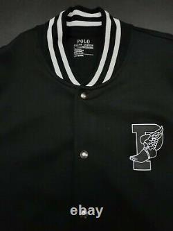Polo Ralph Lauren Pwing 1992 Varsity Vintage Stadium Jacket Size Large