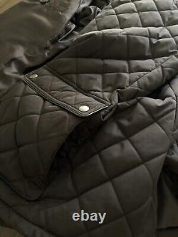 Polo Ralph Lauren Quilted Jacket Men's (XL) BLACK Vintage Rare NWT