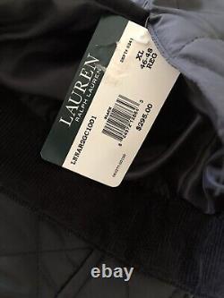 Polo Ralph Lauren Quilted Jacket Men's (XL) BLACK Vintage Rare NWT