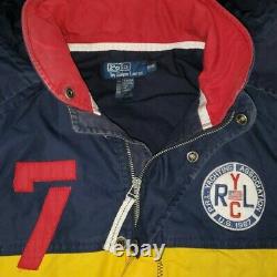 Polo Ralph Lauren RLYC Colorblock Yatch Jacket CP 92 93 stadium pwing vtg M