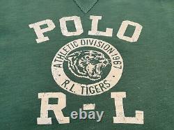 Polo Ralph Lauren R. L Tigers Vintage Fleece Logo Sweatshirt Sweater NWT Men's XL