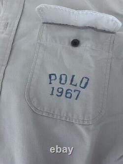 Polo Ralph Lauren Rare 2003 Sportsman Double Sided Shark Shirt Vtg Size L