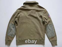 Polo Ralph Lauren Shawl Cardigan Sweater Military USA Expedition RARE Vintage M
