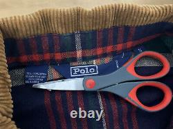 Polo Ralph Lauren Small Buffalo Plaid Red Jacket RRL VTG Hunting Barn Chore Coat