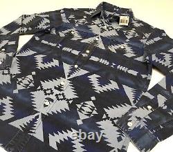 Polo Ralph Lauren Southwestern Indian Aztec Tribal Beacon VTG Distressed Shirt