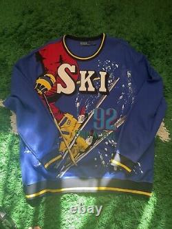 Polo Ralph Lauren Sui Ski Sweater XXL Snow beach Stadium Vintage