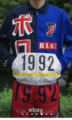 Polo Ralph Lauren Tokyo Stadium Jacket NWT vtg plate paper 1992 japan XL