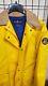 Polo Ralph Lauren Trench Coat Mens S Yellow Rubberized Canvas Vintage 80s Usa