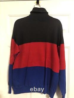Polo Ralph Lauren Tri Color Vintage Rare Sweater