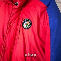 Polo Ralph Lauren USA Vintage Snowbeach Stadium Down Jacket Cookie Coat Mens S