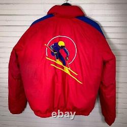 Polo Ralph Lauren USA Vintage Snowbeach Stadium Down Jacket Cookie Coat Mens S