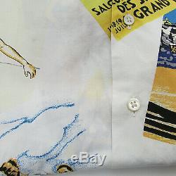 Polo Ralph Lauren VTG 1992 Cartoon Stadium Collection Track & Field Camp Shirt L