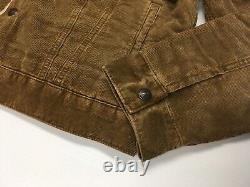 Polo Ralph Lauren VTG Retro Corduroy Sherpa Shearling Fleece Line Trucker Jacket