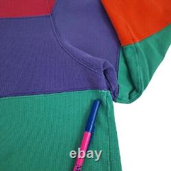Polo Ralph Lauren Vintage 90s Rainbow Rugby Shirt Mens Large Colorblock L/S