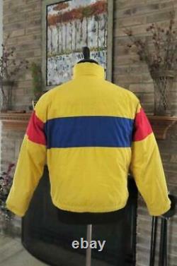 Polo Ralph Lauren Vintage 90s Uni Crest Down Feather Ski Puffer Jacket sz XL