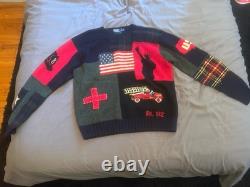 Polo Ralph Lauren Vintage 9/11 Memorial Sweater XL Rare