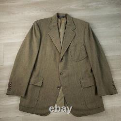 Polo Ralph Lauren Vintage Blazer Men's 44R Three Button Single Vented Made UAS