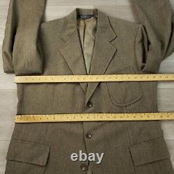 Polo Ralph Lauren Vintage Blazer Men's 44R Three Button Single Vented Made UAS