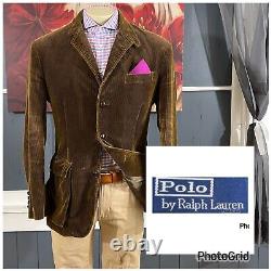 Polo Ralph Lauren Vintage Blazer Mens Sz Large (44R) Corduroy Sport Coat Jacket