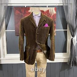 Polo Ralph Lauren Vintage Blazer Mens Sz Large (44R) Corduroy Sport Coat Jacket