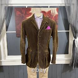 Polo Ralph Lauren Vintage Blazer Mens Sz Large (44R) Corduroy Sport Coat Jacket