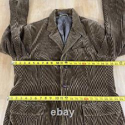 Polo Ralph Lauren Vintage Blazer Mens Sz Large (44R) Corduroy Sport Coat Jacket