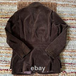 Polo Ralph Lauren Vintage Brown Cord Button Down Chore Jacket Blazer Medium M