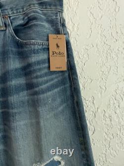 Polo Ralph Lauren Vintage Classic Fit Distressed Denim Jeans 36 x 34