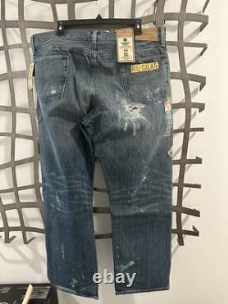 Polo Ralph Lauren Vintage Classic PRL Mojave Desert Trails Patch Jeans 36 X 32