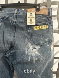 Polo Ralph Lauren Vintage Classic PRL Mojave Desert Trails Patch Jeans 36 X 32