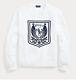 Polo Ralph Lauren Vintage Crest Og Uni Knit Sweater Sportsman Stadium Bear New