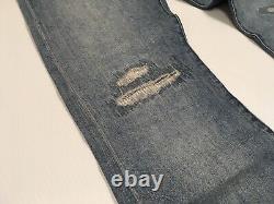 Polo Ralph Lauren Vintage Distressed Repaired Stitched Relaxed Straight Jeans 31