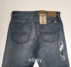 Polo Ralph Lauren Vintage Distressed Repaired Stitched Relaxed Straight Jeans 31