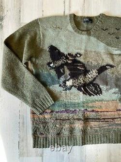 Polo Ralph Lauren Vintage Duck Sweater Size S RRL