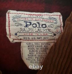 Polo Ralph Lauren Vintage Flannel Blanket Lined Trucker Denim Jacket Men's S