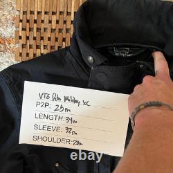 Polo Ralph Lauren Vintage Full Zip Utility Military Jacket Black Men's XL VTG